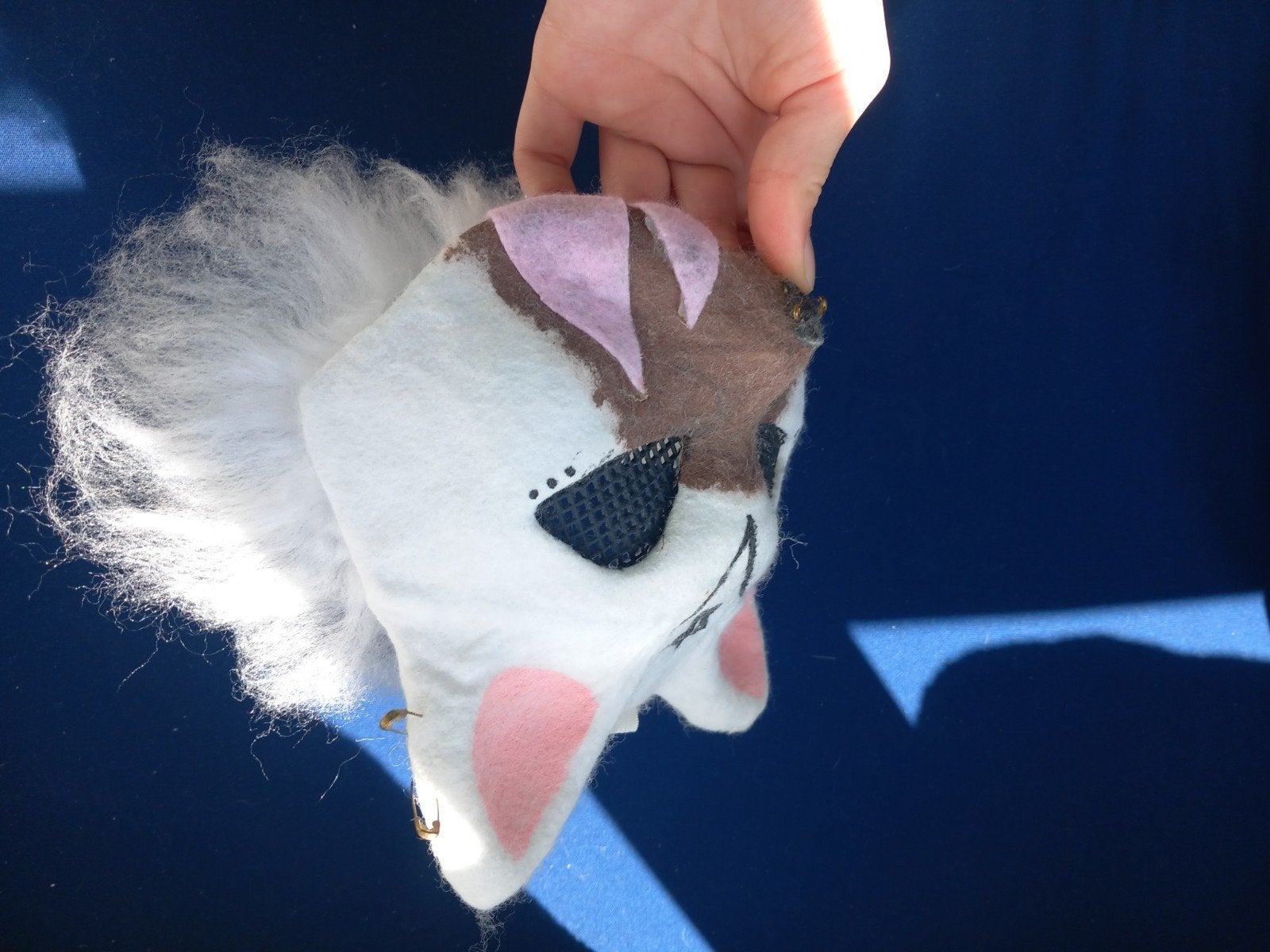 katten masker therian, Ophalen of Verzenden, Gebruikt, Kostuum