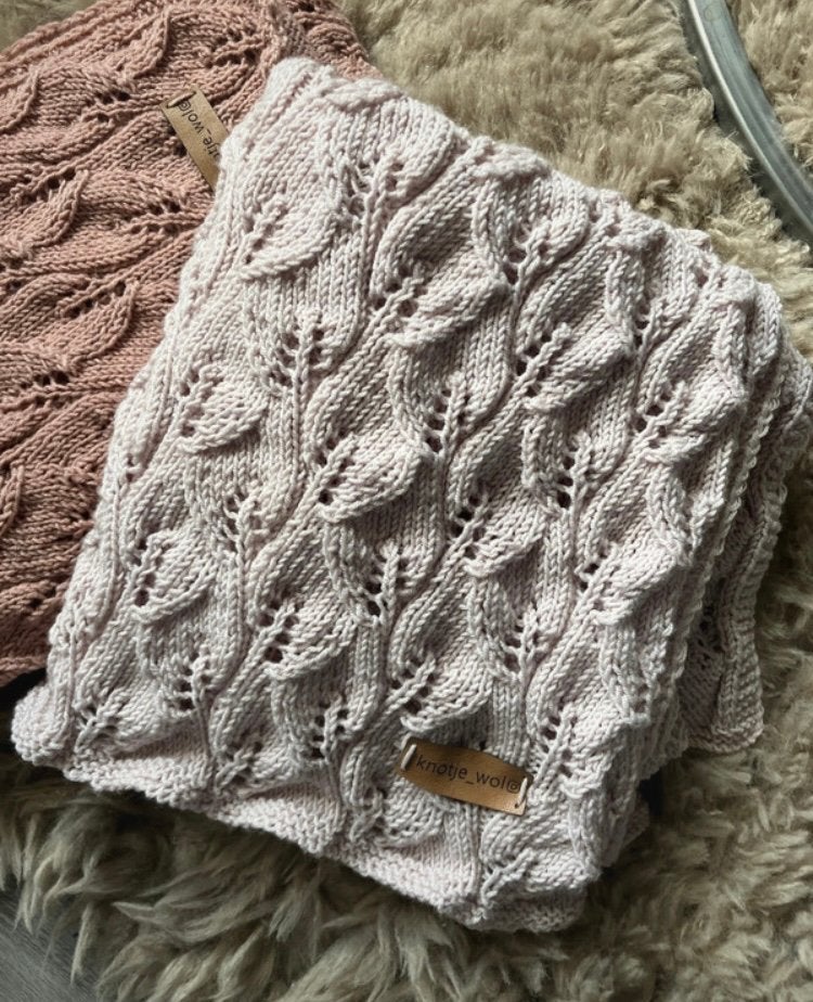 Gebreid dekentje 100% merinowol zand/beige, Kinderen en Baby's, Ophalen of Verzenden, 100 cm of meer, Deken