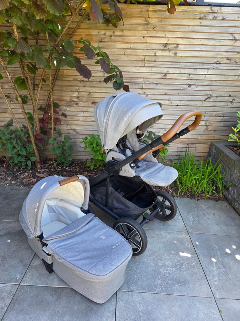 Nuna Mixx Next complete kinderwagen, Kinderen en Baby's, Kinderwagens en Combinaties, Zo goed als nieuw, Overige merken, Met reiswieg