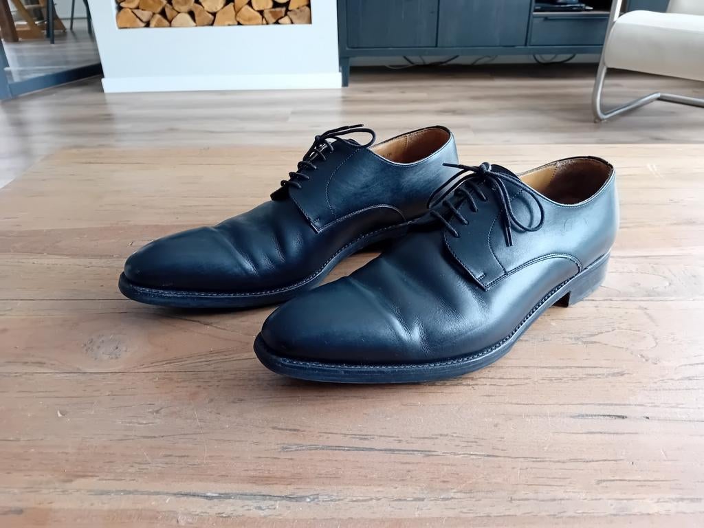 Trouwschoenen heren merk Berwick maat 11, zwart, Ophalen of Verzenden, Zo goed als nieuw, Zwart