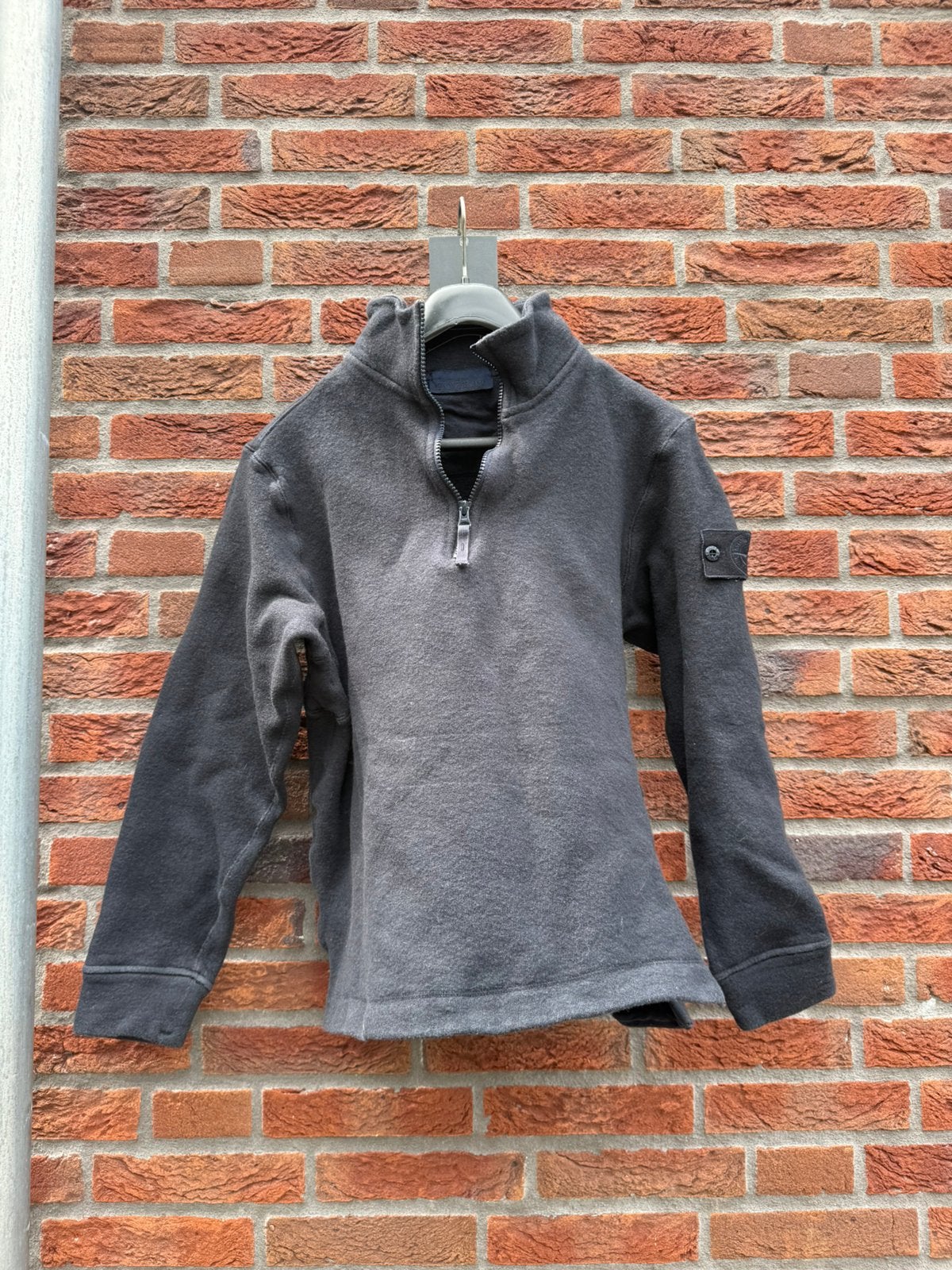 Stone island ghost zipper trui (S), Verzenden, Zo goed als nieuw
