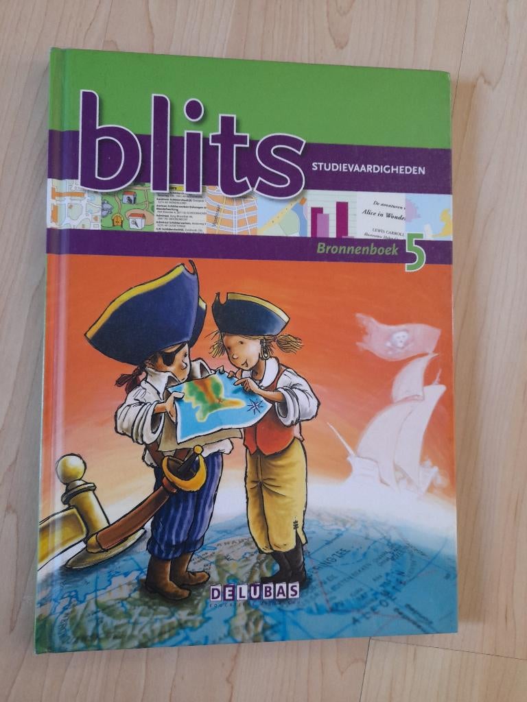 TAAL METHODE BLITS BRONNENBOEK GROEP 5 STUDIEVAARDIGHEDEN, Boeken, Ophalen of Verzenden, Gelezen, Overige niveaus, Nederlands