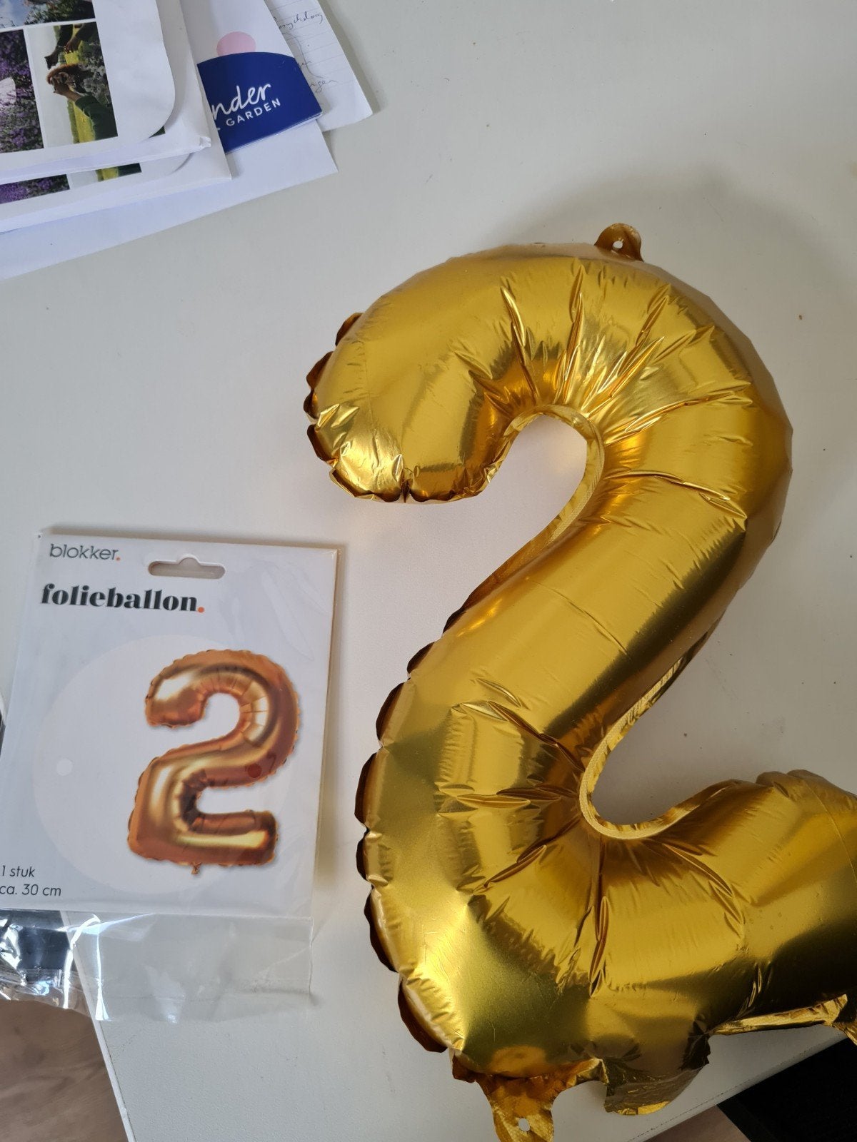 Gratis af te halen: ballon 2 jaar, Ophalen, Versiering, Verjaardag