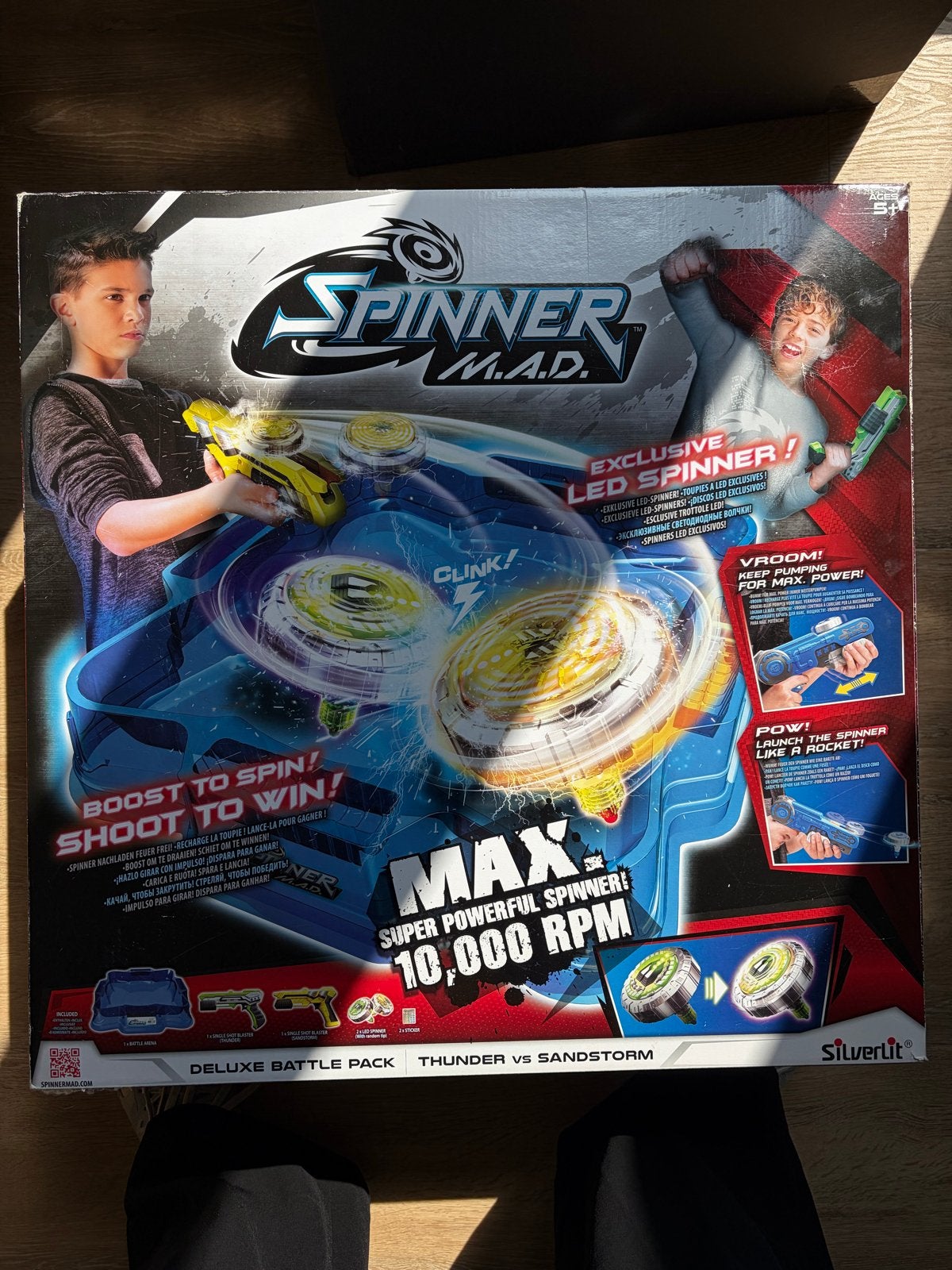 Silverlit Spinner M.A.D. Deluxe Battle Pack, Ophalen, Zo goed als nieuw, Jongen of Meisje