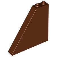 Lego dakpannen/slope 6x1x5 roodbruin 2 stuks, Kinderen en Baby's, Speelgoed | Duplo en Lego, Ophalen of Verzenden, Gebruikt, Losse stenen