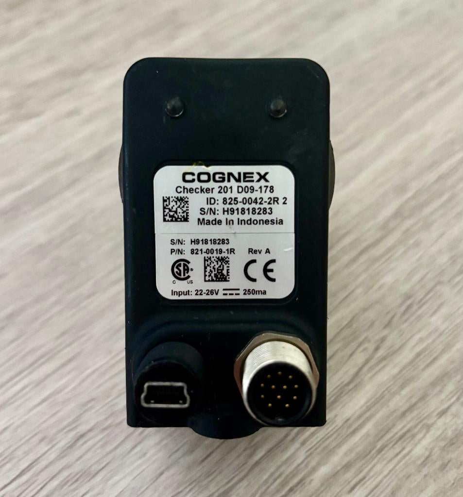 COGNEX - Checker 201 - Machine Vision Camera, Www.cognex.com, Gebruikt, Www.cognex.com, Www.cognex.com