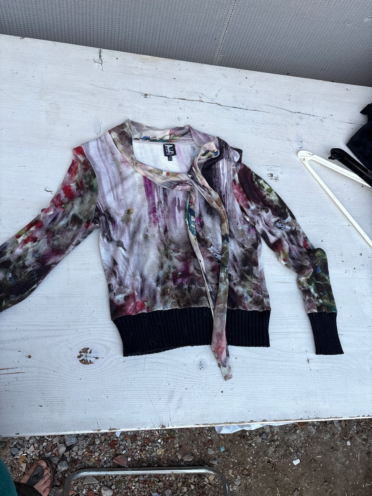 Tricot Chic trui met bloemenprint en strikdetail, Ophalen of Verzenden, Zo goed als nieuw, Maat 38/40 (M), Overige kleuren