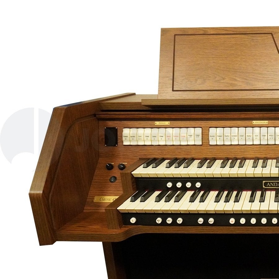 Andante Classic 45 Occasion Orgel Donker Eiken, 2 klavieren, Ophalen of Verzenden, 3364 AE, Info@johdeheer.nl