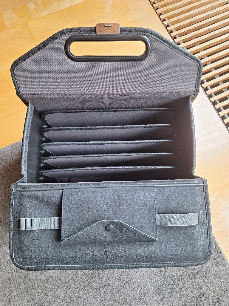 dossierkoffer, Sieraden, Tassen en Uiterlijk, Ophalen, Gebruikt, Hard kunststof, Slot