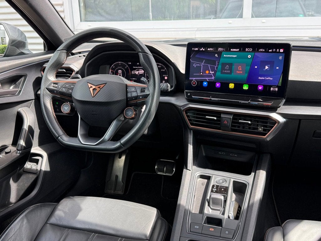 CUPRA Formentor 1.4 e-Hybrid VZ Copper Ed.| LEDER | 360 | ME, Auto's, Cupra, Gebruikt, Zwart, 4 cilinders, Formentor