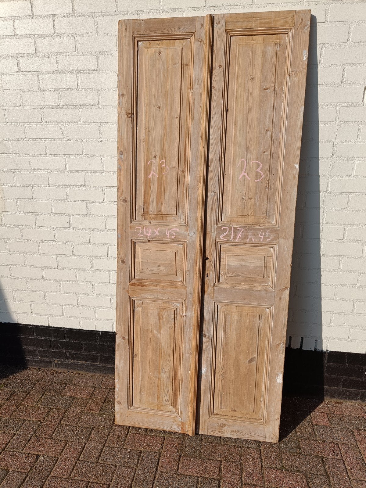 Paneeldeuren kastdeuren oude deuren, Ophalen