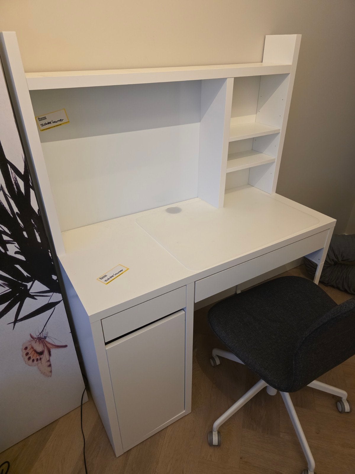 IKEA MICKE Bureau Wit - Zo goed als nieuw, Huis en Inrichting, Ophalen