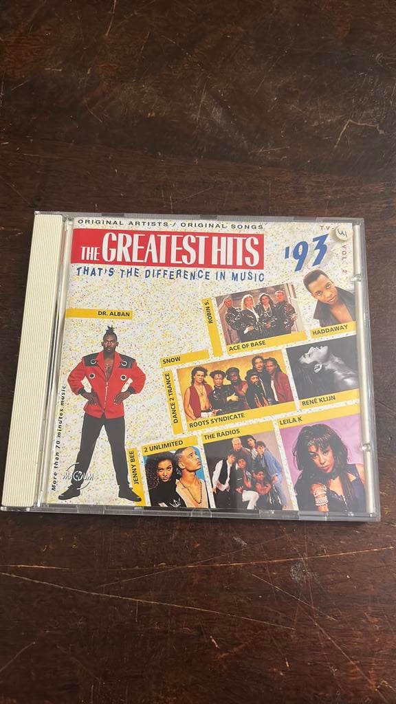 The greatest hits ‘93, Cd's en Dvd's, Cd's | Verzamelalbums, Ophalen of Verzenden, Zo goed als nieuw, Pop