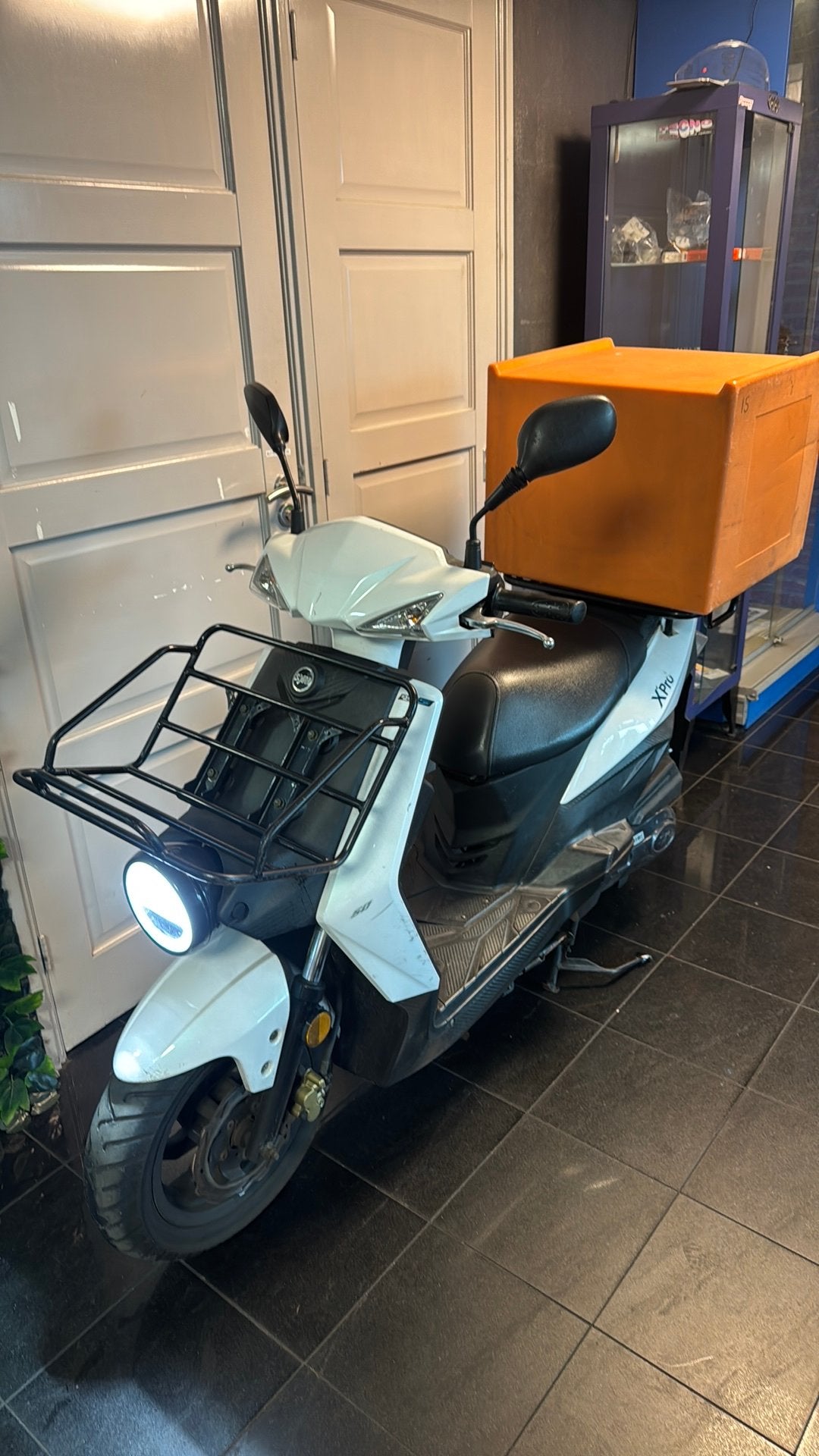Sym X-pro xpro bezorgscooter, Ophalen, Overige modellen, Maximaal 45 km/u, Zo goed als nieuw