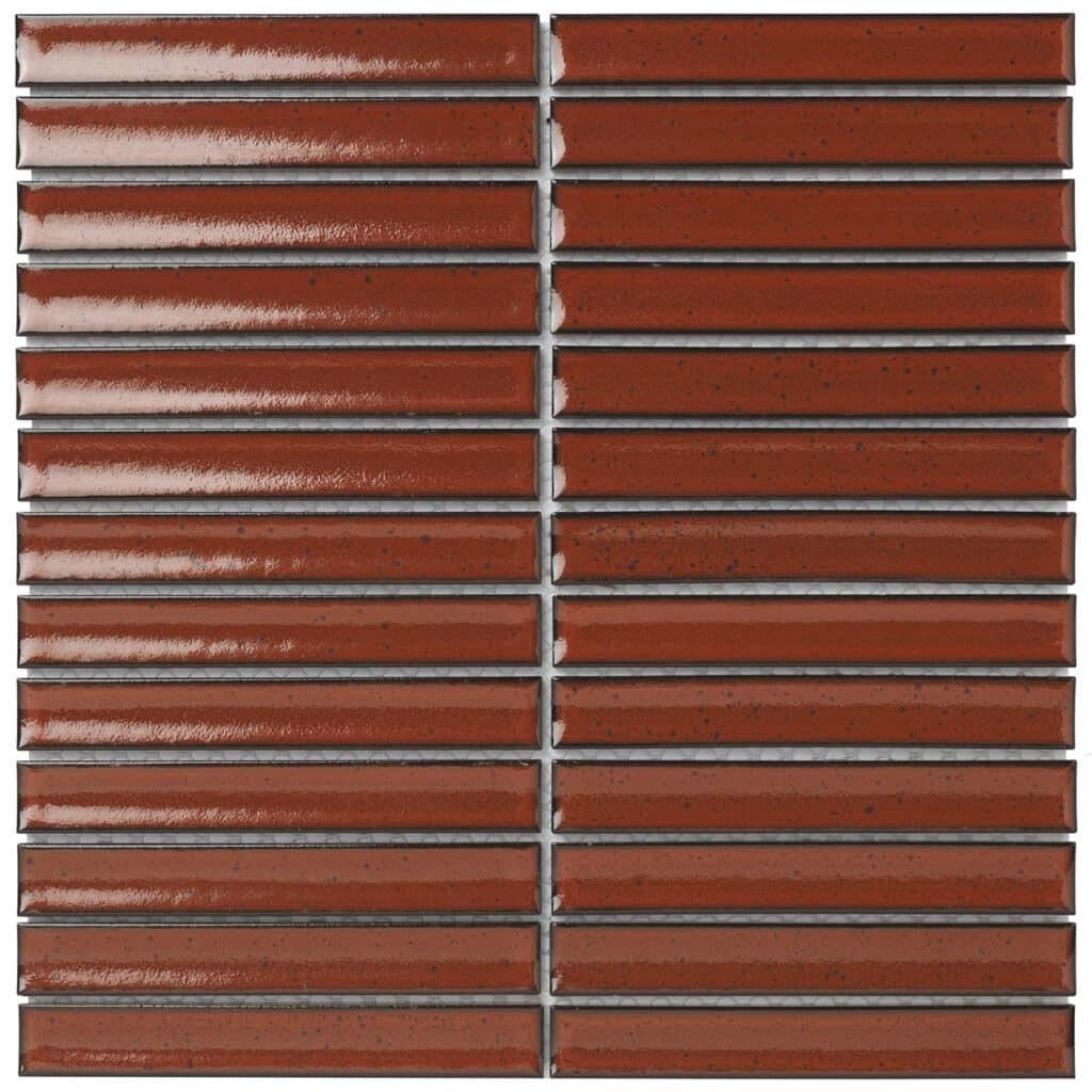 The Mosaic Factory Sevilla Kitkat Tegel - Terra Rood, Doe-het-zelf en Verbouw, Tegels, Ophalen, Nieuw, Minder dan 20 cm, Minder dan 20 cm