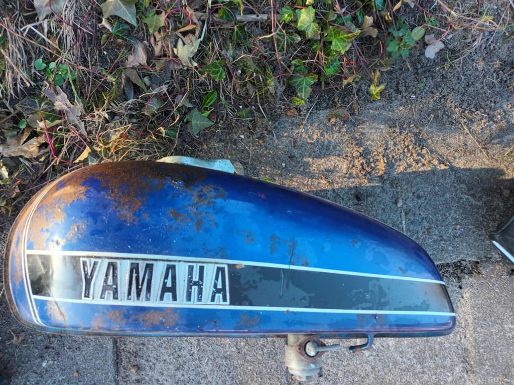 vintage Yamaha brandstoftank, Motoren, Onderdelen | Overige, Ophalen