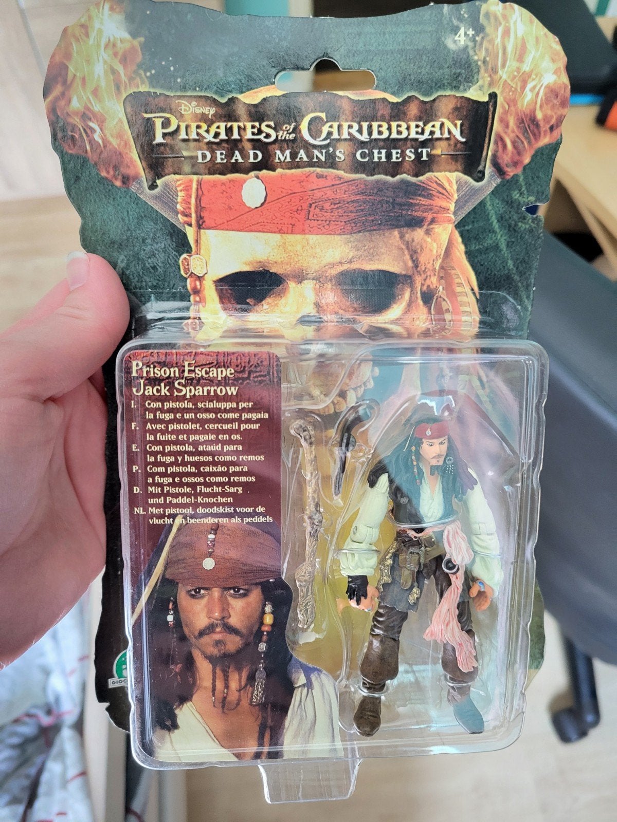 Nieuwe disney pirates of the caribbean jack sparrow, Ophalen of Verzenden, Overige figuren, Nieuw, Beeldje of Figuurtje