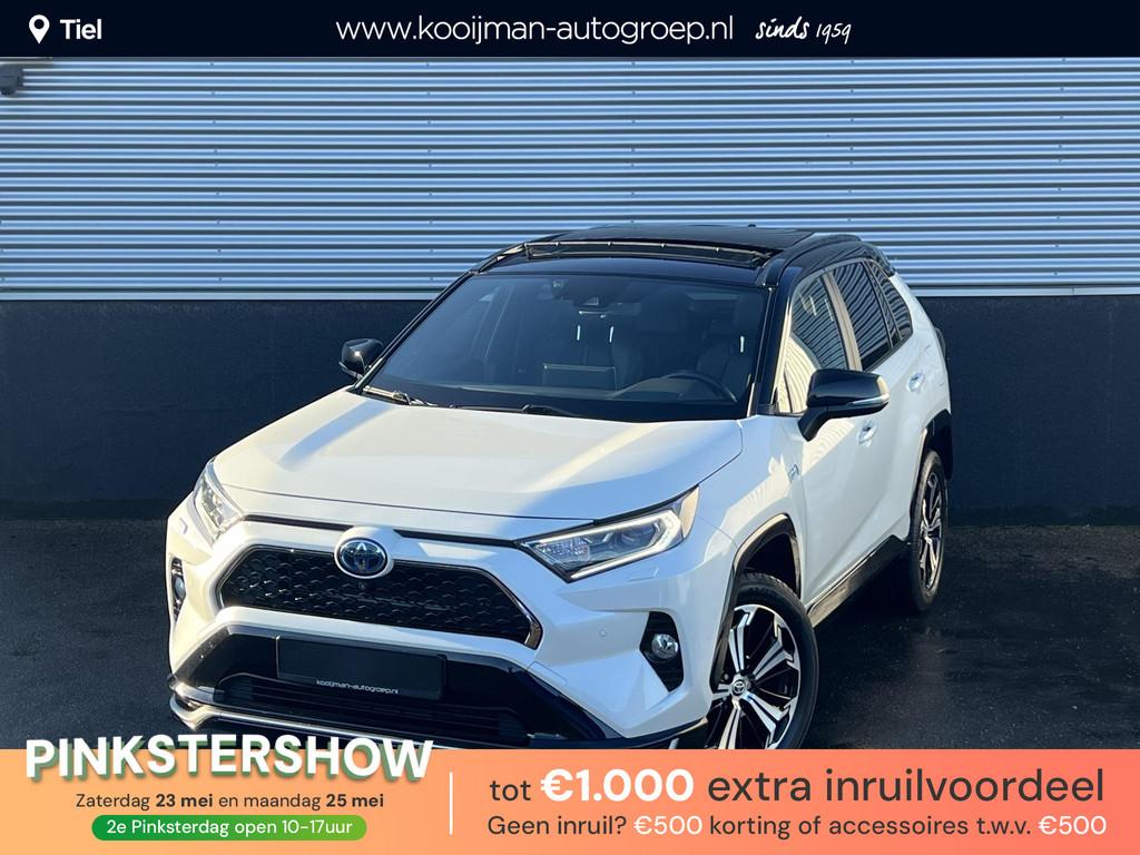 Toyota RAV4 2.5 Plug-in Hybrid AWD Bi-Tone Plus Schuif/kante, Auto's, Toyota, Automaat, Gebruikt, Euro 6, 4 cilinders