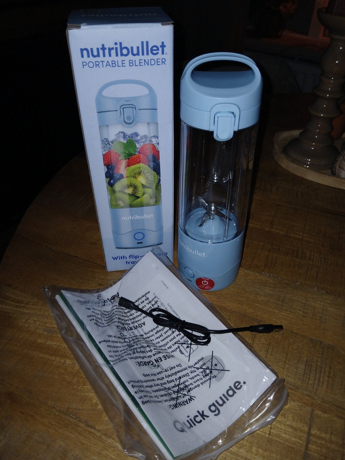 Nieuwe Nutribullet Portable Blender - Ideaal voor onderweg!, Ophalen of Verzenden, Nieuw, Blender to go