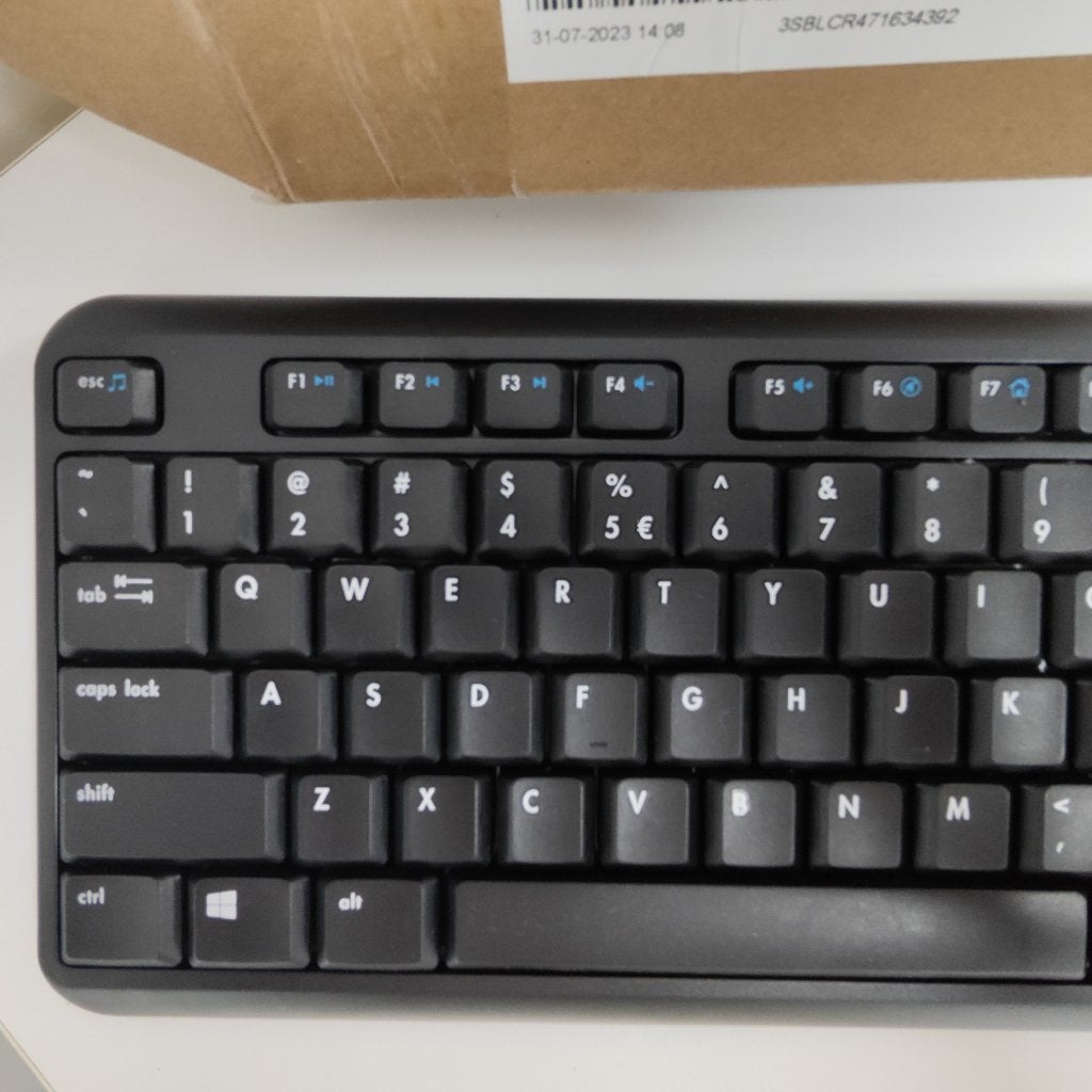 Trust TKM 350 - Draadloos Toetsenbord en Muis - Qwerty, Niet ingevuld, Ergonomisch, Niet ingevuld, Nieuw
