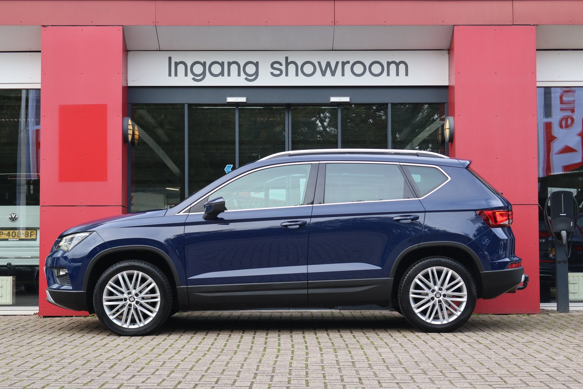SEAT Ateca 1.4 EcoTSI Xcellence Automaat | LED | Panoramadak, Auto's, Gebruikt, 4 cilinders, 150 pk, Blauw