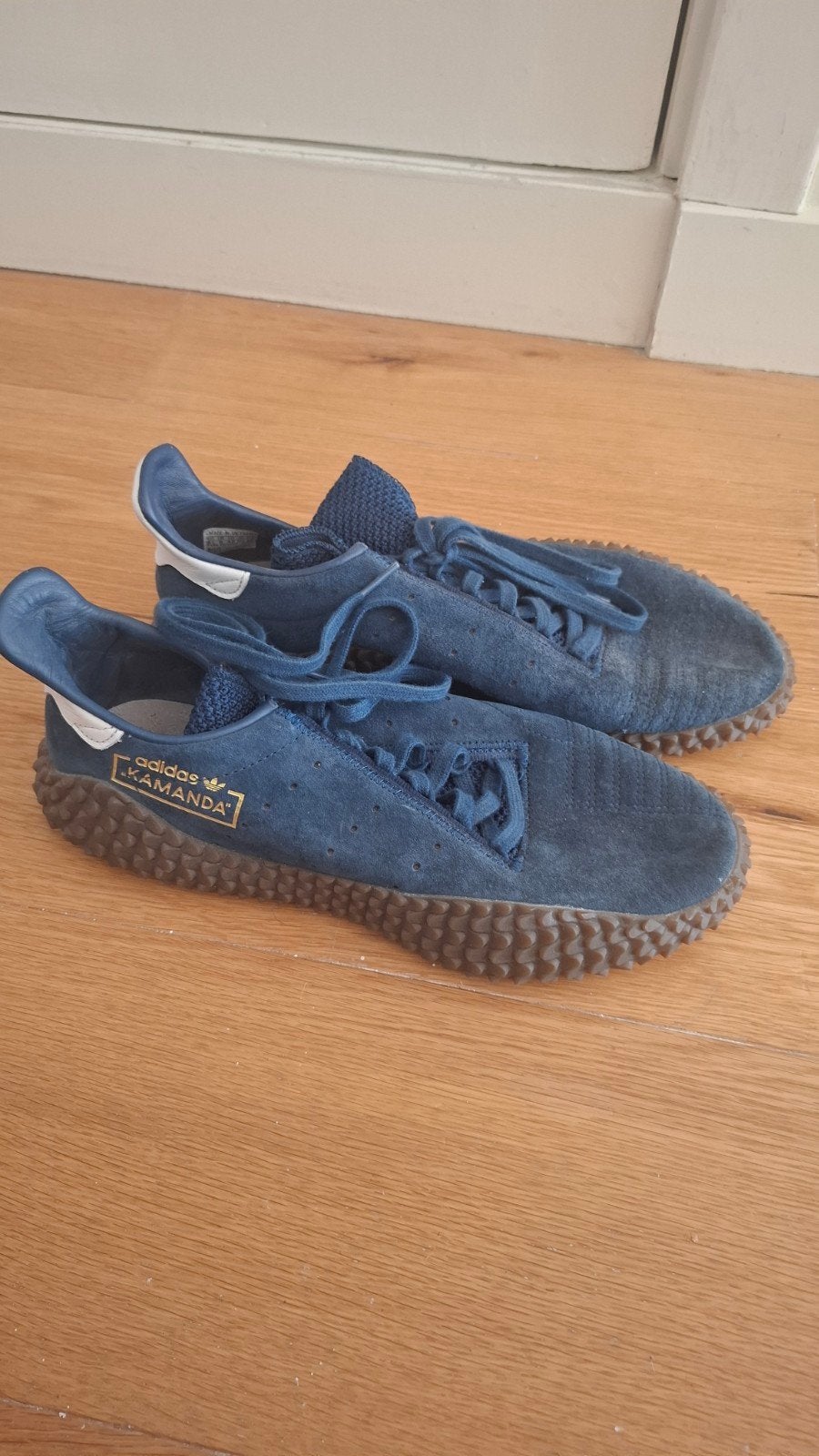 Adidas Kamanda sneakers - Blauw suède, Blauw, Ophalen of Verzenden, Sneakers of Gympen, Adidas