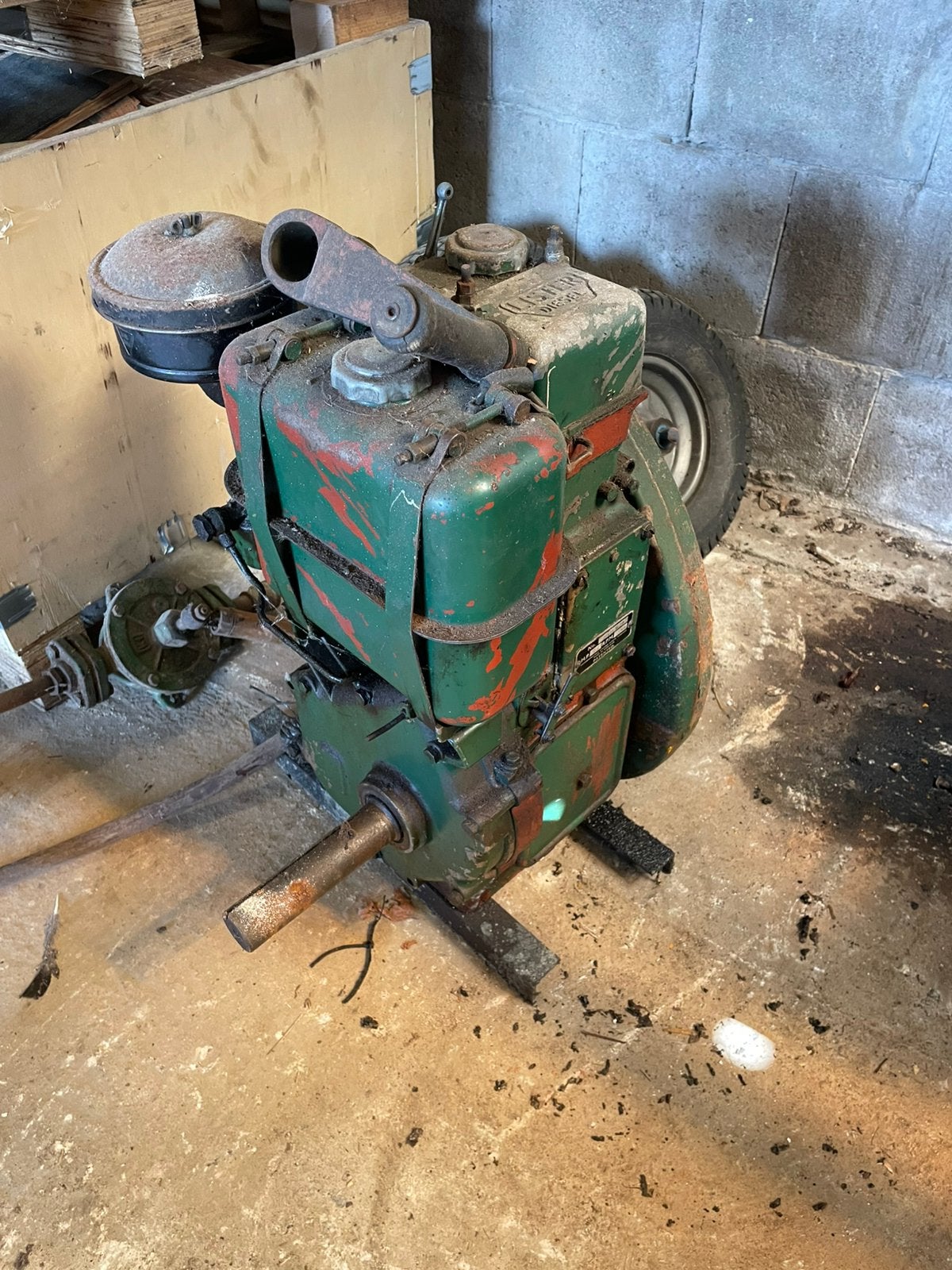 Lister, Ophalen, Gebruikt, Minder dan 1400 rpm