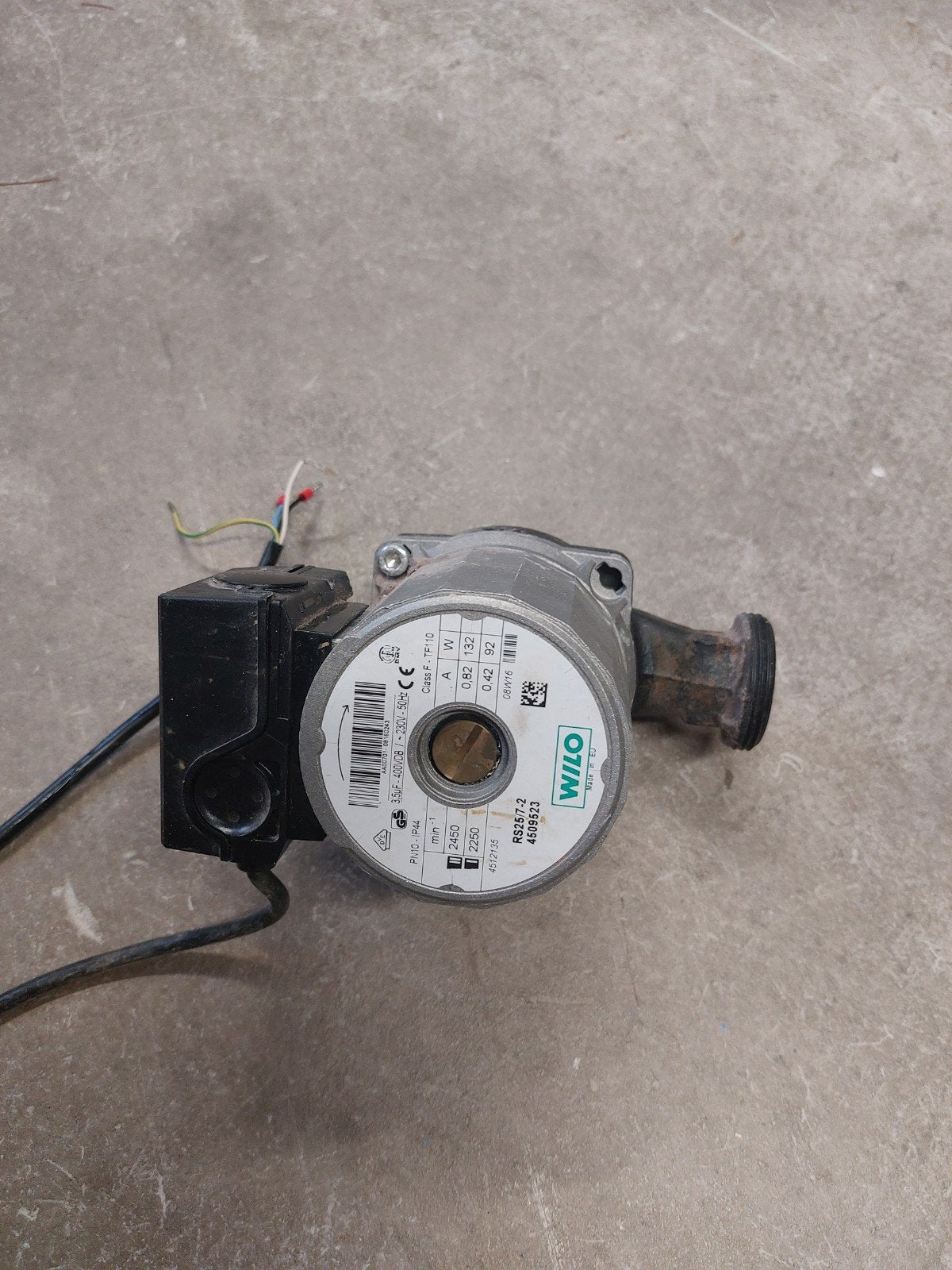 Wilo RS25/7-2 circulatiepomp zonneboiler Remeha Zenta, Ophalen of Verzenden, Gebruikt