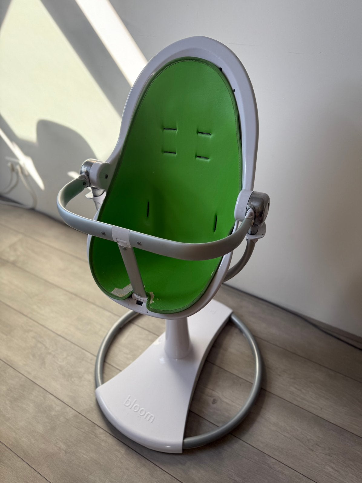 Bloom Fresco kinderstoel (Wit) – In zeer goede staat!, Kinderen en Baby's, Kinderstoelen, Ophalen, Zo goed als nieuw, Meegroeistoel
