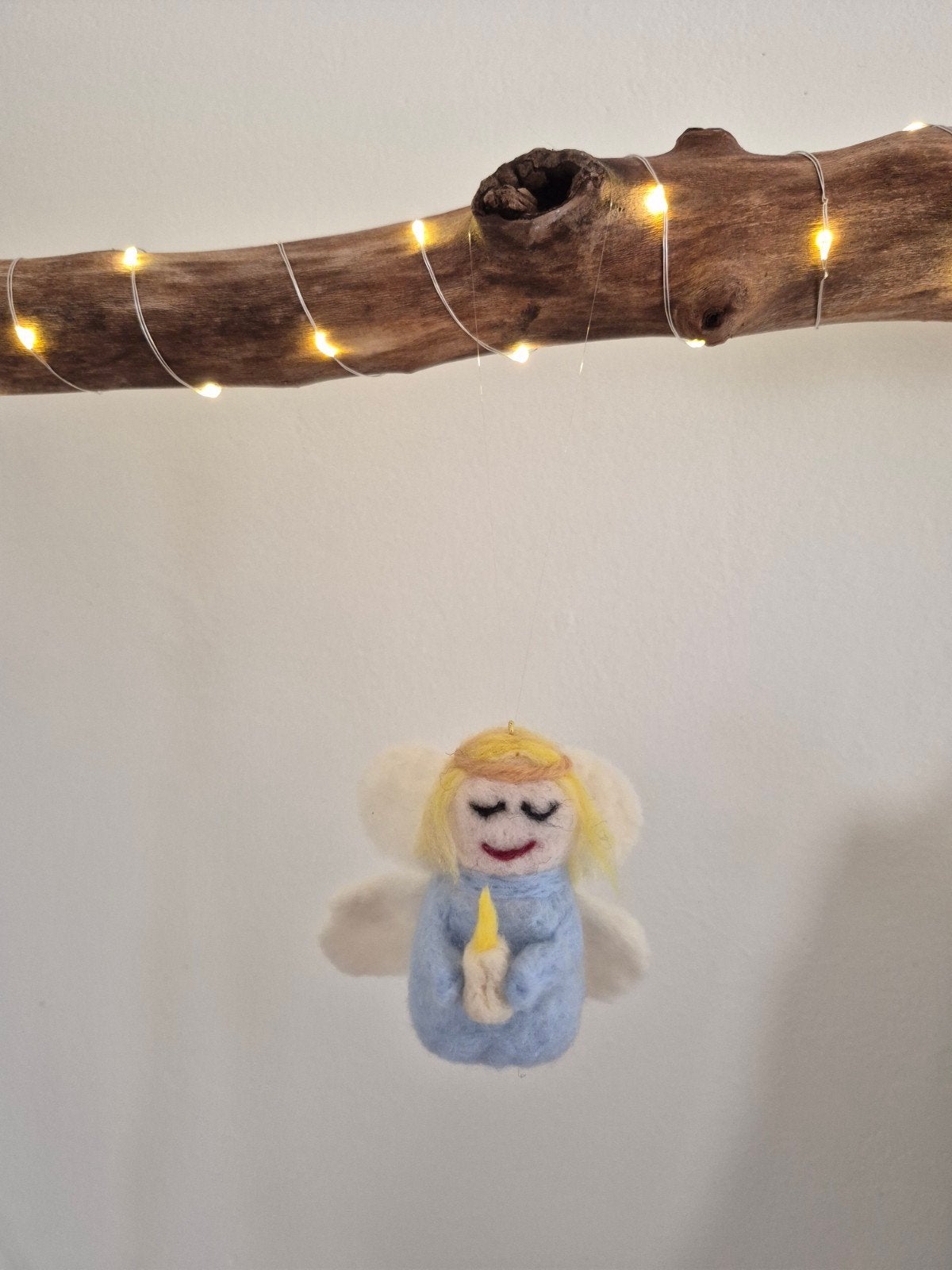 engel ornament vilt wol, Ophalen of Verzenden, Nieuw, Versiering, Wolvilt