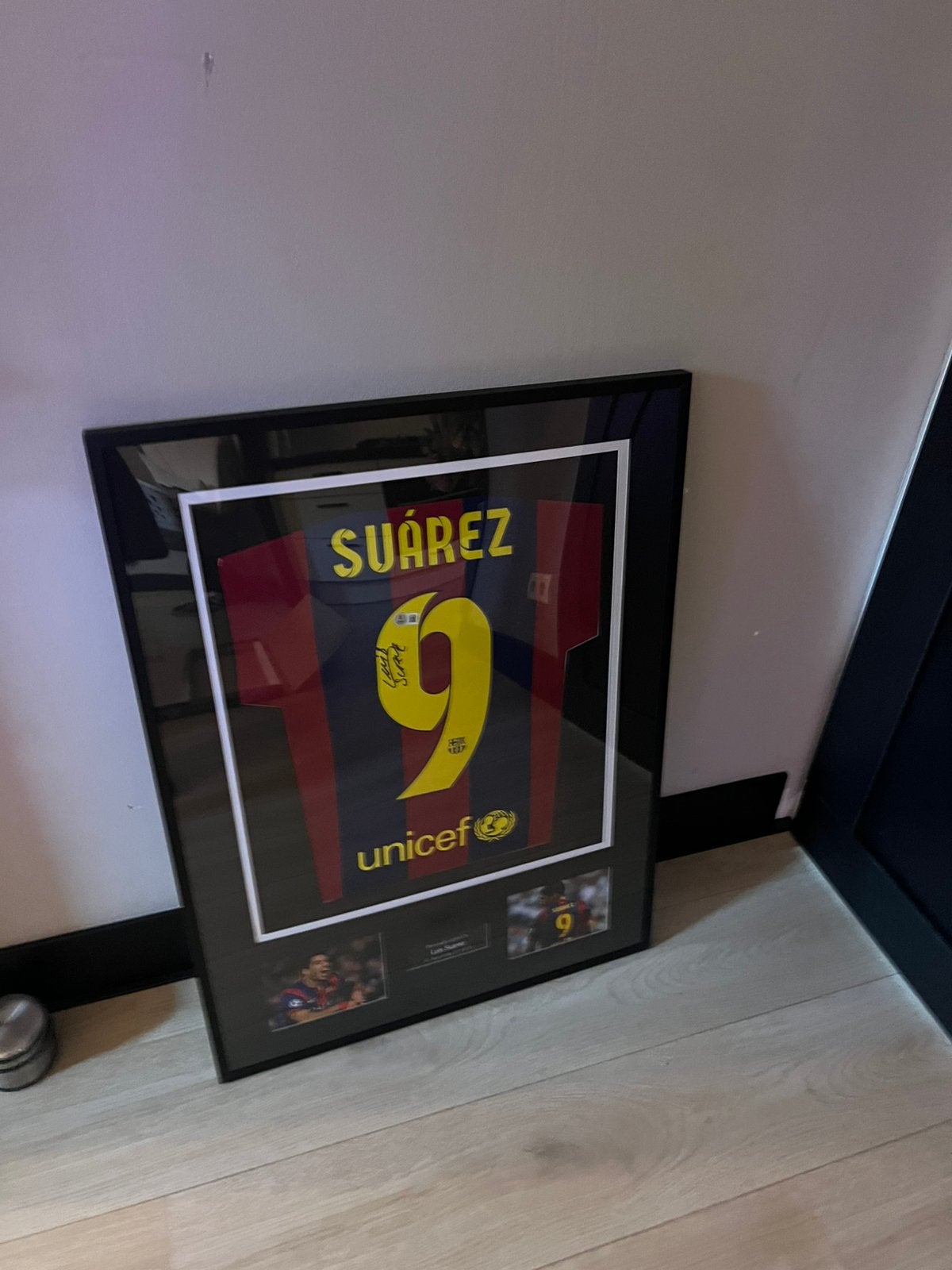 Luis Suarez Barcelona 2014/15 Beckett Witnessed, Ophalen of Verzenden, Zo goed als nieuw, Buitenlandse clubs, Shirt