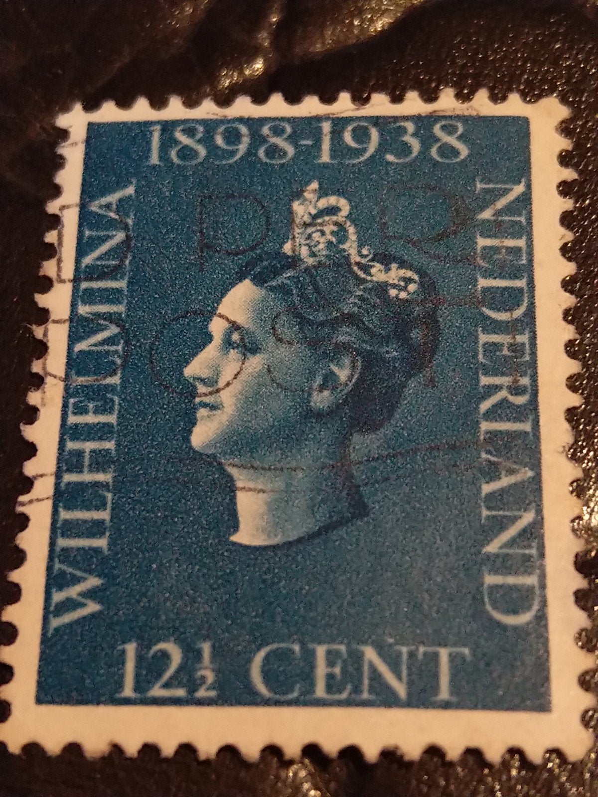 Nederland NVPH 312 postzegel Wilhelmina 1898-1938 12,5 cent, Ophalen of Verzenden