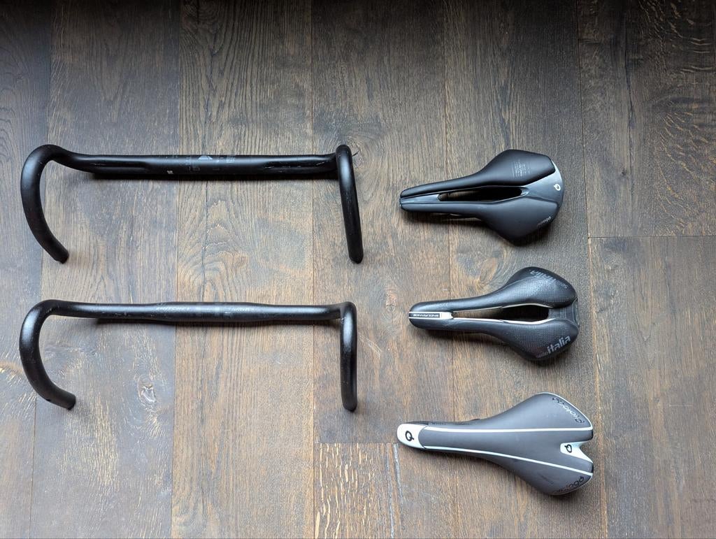 Diverse Racefiets/gravelbike sturen en zadels, Ophalen of Verzenden