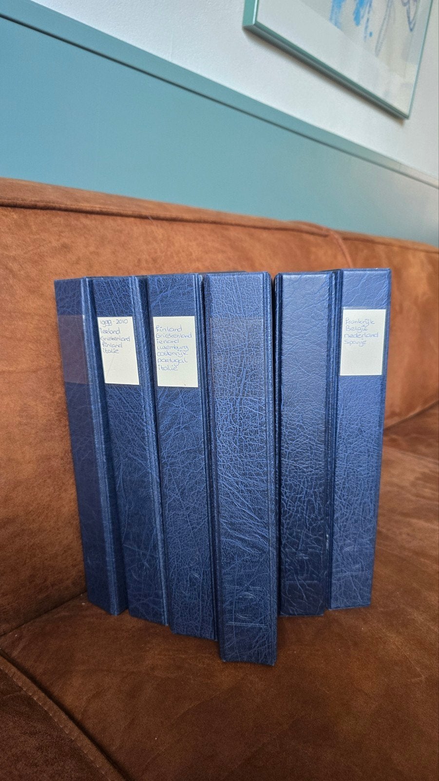 euromunten mappen 6 albums, Ophalen of Verzenden, Nederland en Buitenland