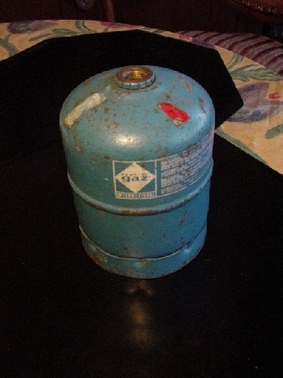 campinggaz campinggas fles 901 om in te wisselen, Ophalen, Gebruikt