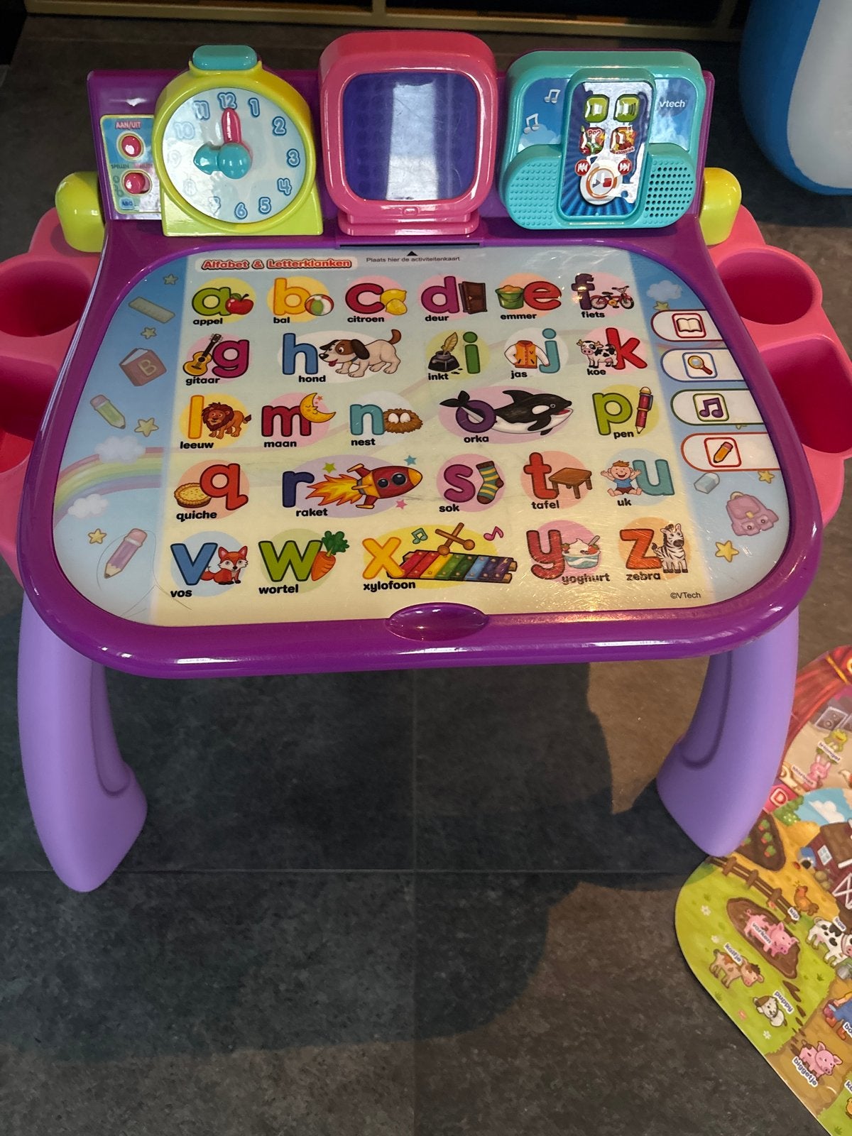 VTech Alfabet & Getallenbank met 8 leerkaarten, Kinderen en Baby's, Speelgoed | Educatief en Creatief, Ophalen, Gebruikt, Taal en Lezen