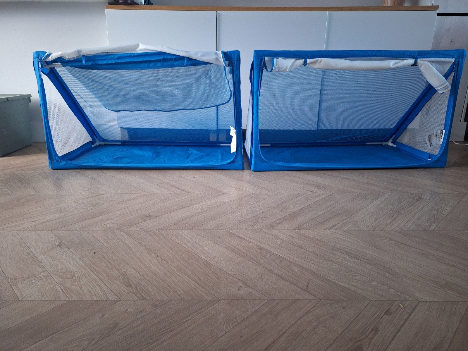 2 Ikea voetbal doeltjes/opbergbakken, Ophalen of Verzenden, Zo goed als nieuw, Jongen of Meisje