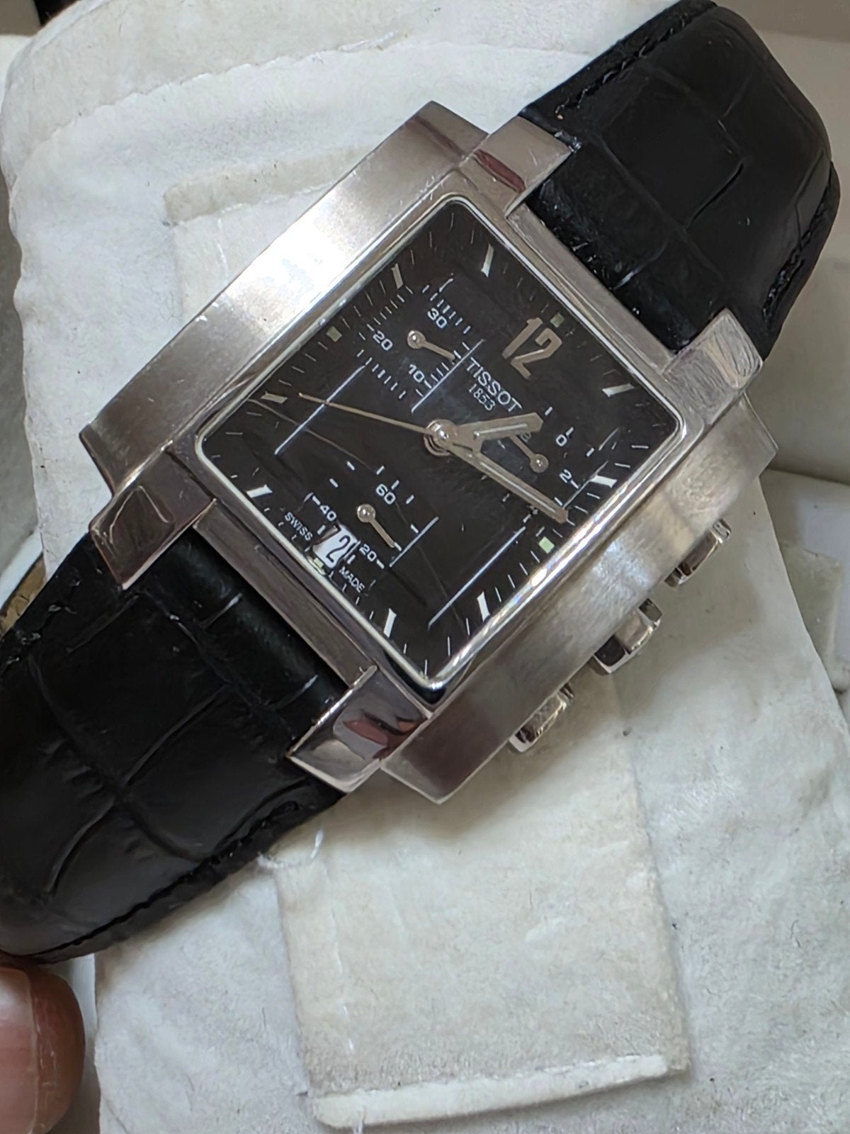 tissot horloge, Ophalen of Verzenden, Zo goed als nieuw, Staal, Overige merken
