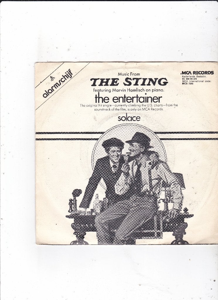 7" Single Marvin Hamlisch - The Entertainer, Cd's en Dvd's, Vinyl Singles, Ophalen of Verzenden, Gebruikt, 7 inch, Pop