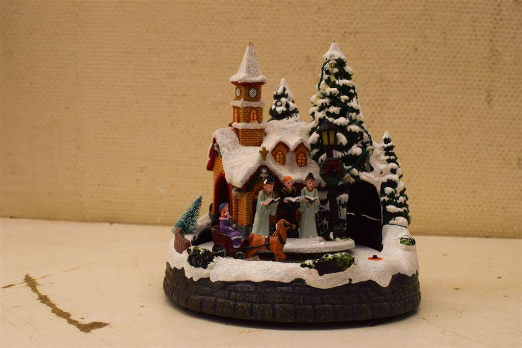 Verlicht Muzikaal kerstdorp 45296