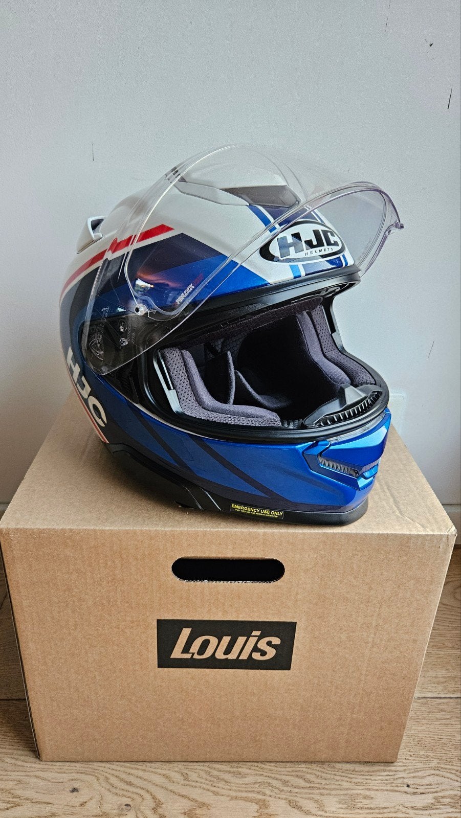 HJC RPHA 71 Mapos MC21 – XL – blauw/wit/rood, Dames, Ophalen of Verzenden, Integraalhelm, Tweedehands
