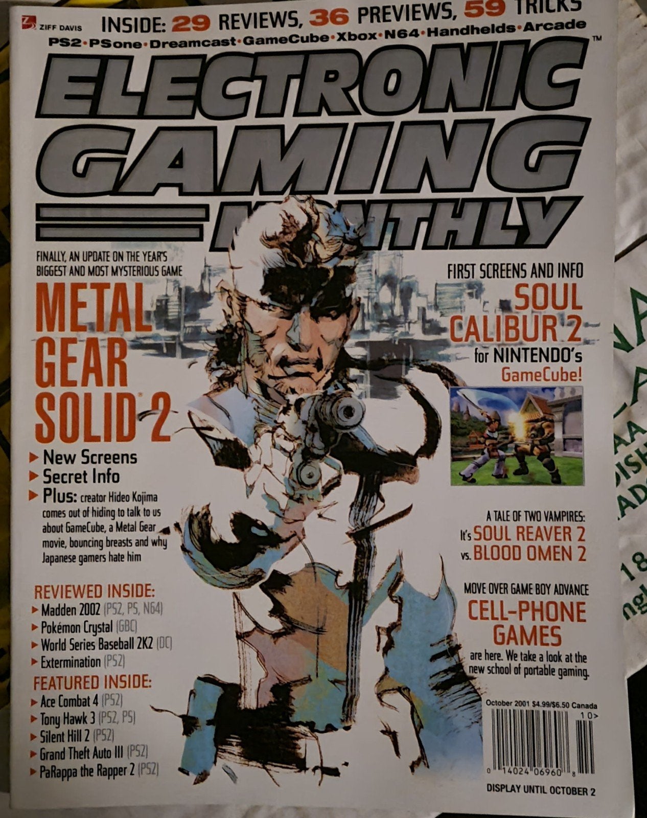 Electronic Gaming Monthly Oktober 2001, Boeken, Tijdschriften en Kranten, Gelezen, Muziek, Film of Tv, Ophalen of Verzenden