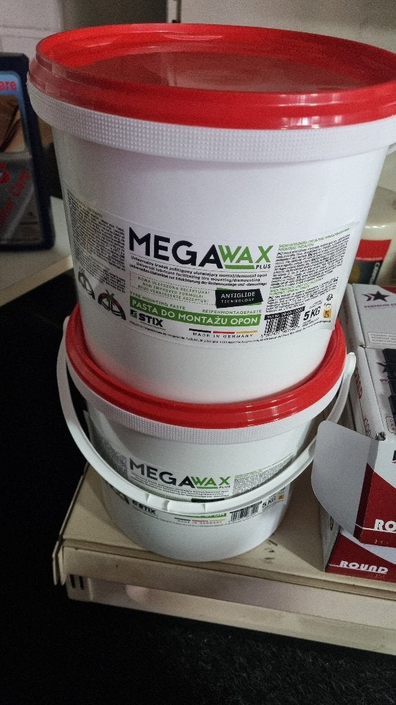 Megawax Plus Bandenmontagepasta 5KG - Antiglide Technologie, Ophalen of Verzenden