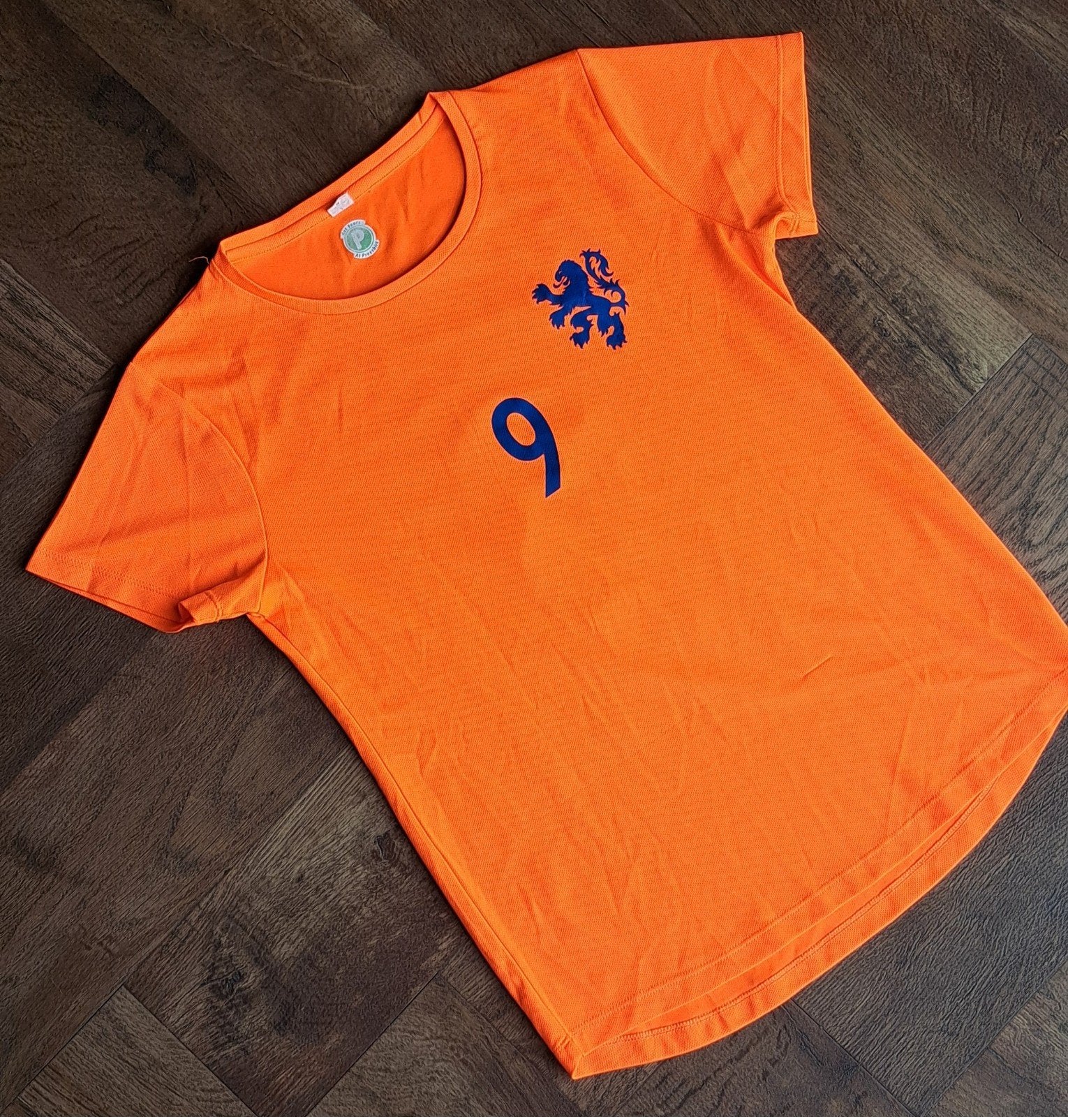 Oranje voetbalshirt Dames maat M Miedema, Ophalen of Verzenden, Zo goed als nieuw, Maat 38/40 (M), Oranje