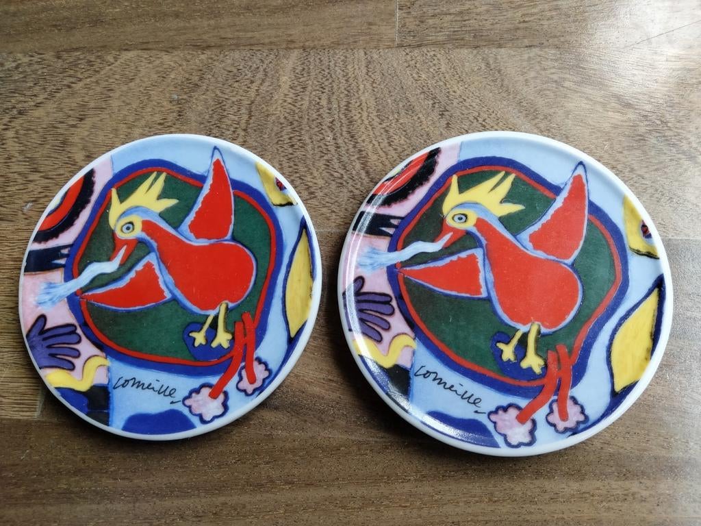 2x Corneille onderzetters/kleine schaaltjes, Ophalen of Verzenden