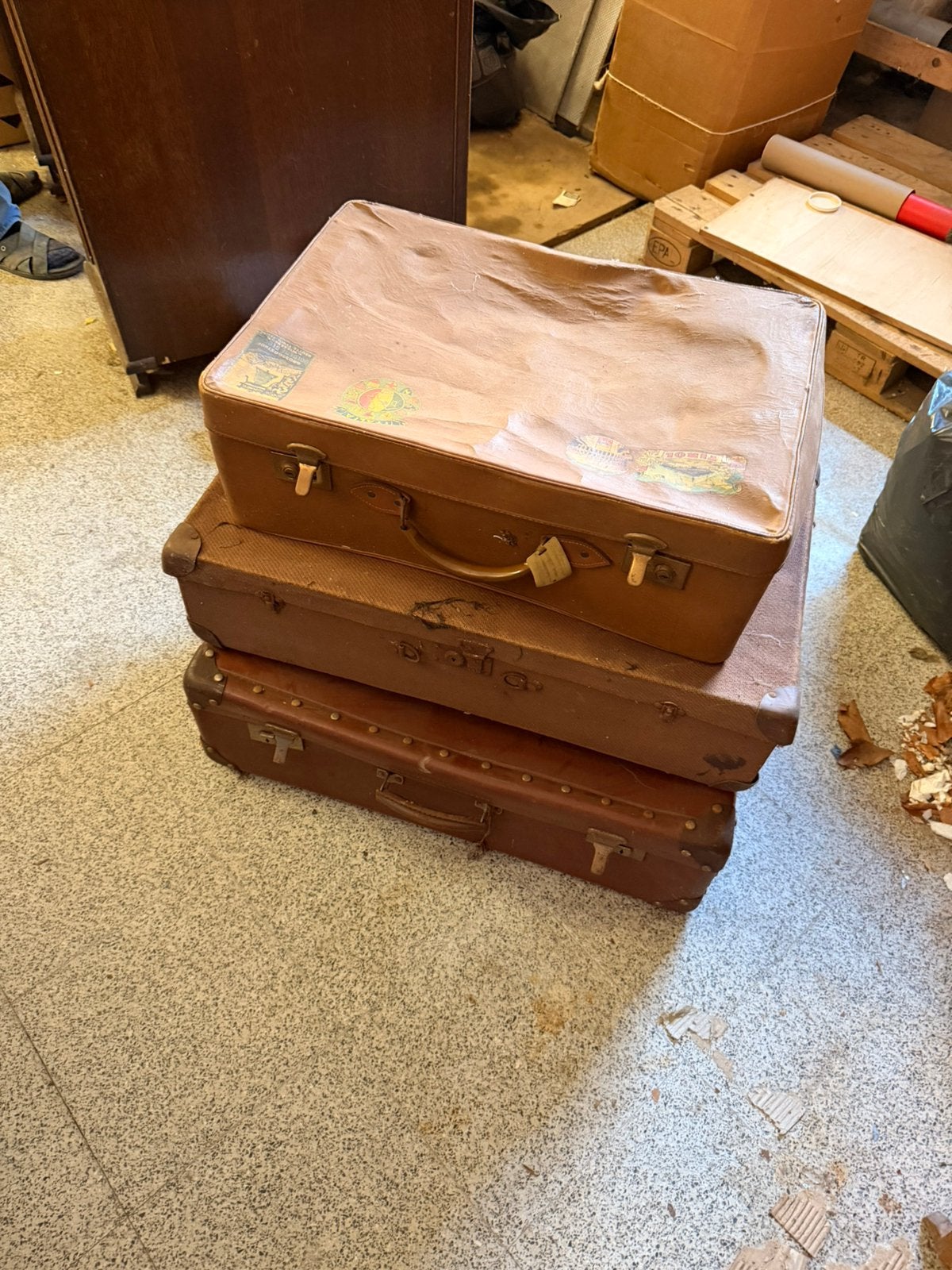 Retro koffers, Ophalen, Zo goed als nieuw, Minder dan 50 cm