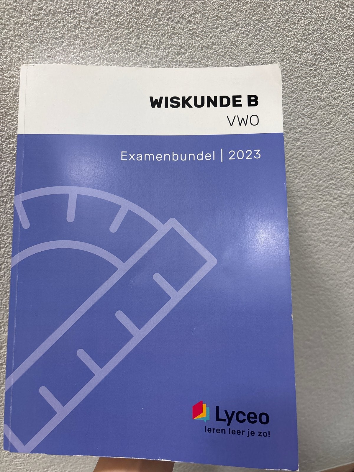 Examenbundel Wiskunde B VWO 2023 Lyceo, Boeken, Schoolboeken, Ophalen of Verzenden, Zo goed als nieuw, VWO, Wiskunde B