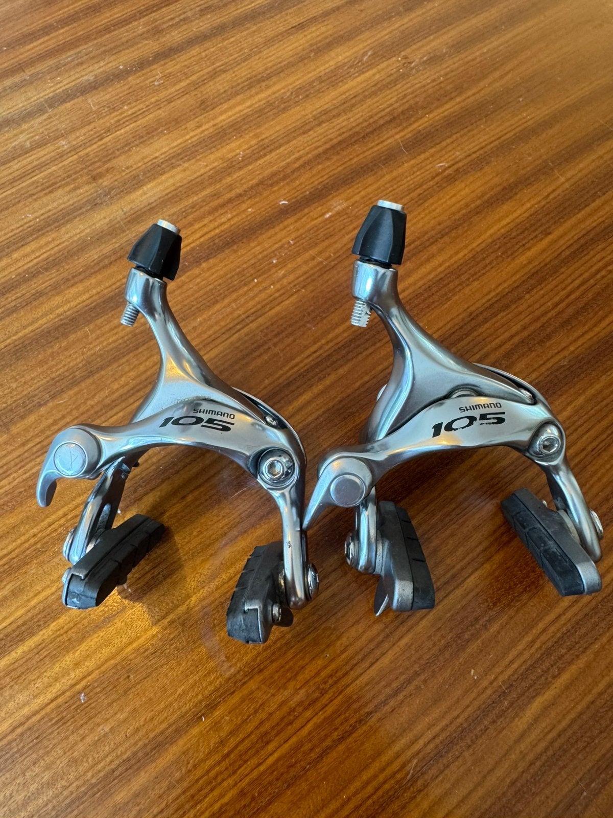 Shimano 105 velgremmen remhoeven set van 2, Fietsen en Brommers, Fietsonderdelen, Ophalen of Verzenden, Zo goed als nieuw