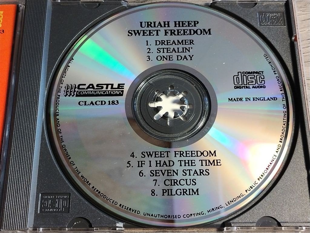 Uriah Heep - Sweet Freedom, Ophalen of Verzenden, Zo goed als nieuw