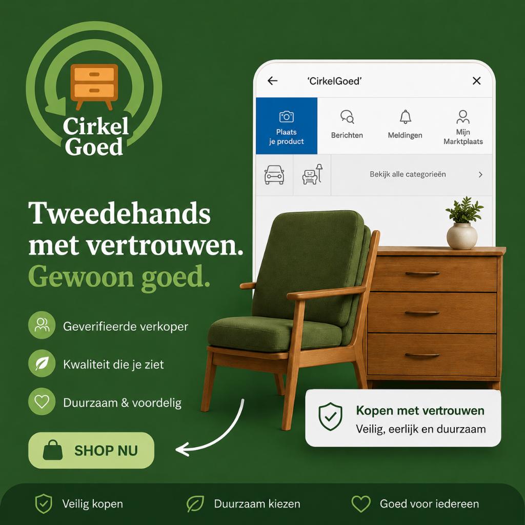 NIEUW! - "CirkelGoed" - Online Kringloop, Verzamelen, Overige Verzamelen, Nieuw, Ophalen of Verzenden